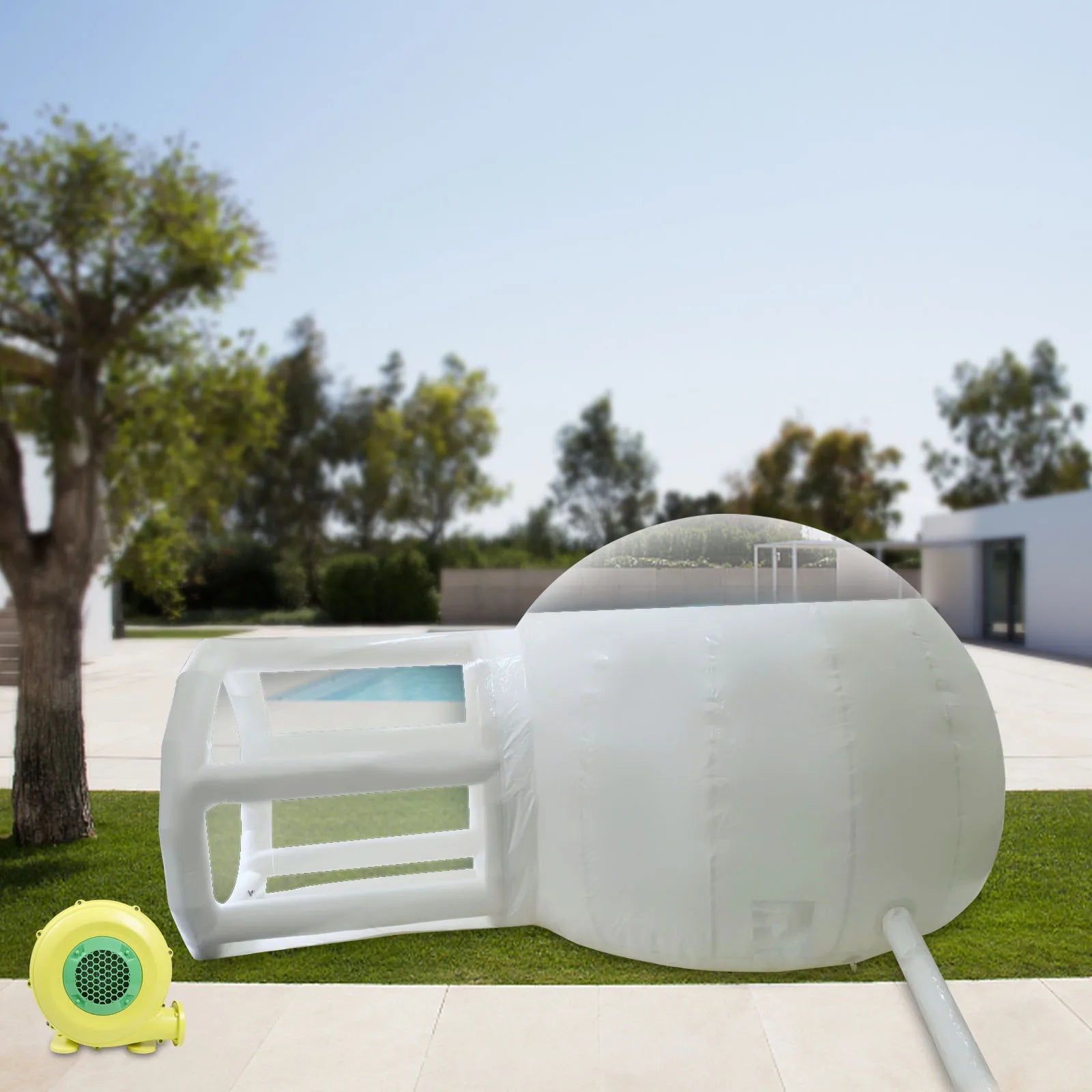 Inflatable Bubble Dome Tent 7.9x9.8ft