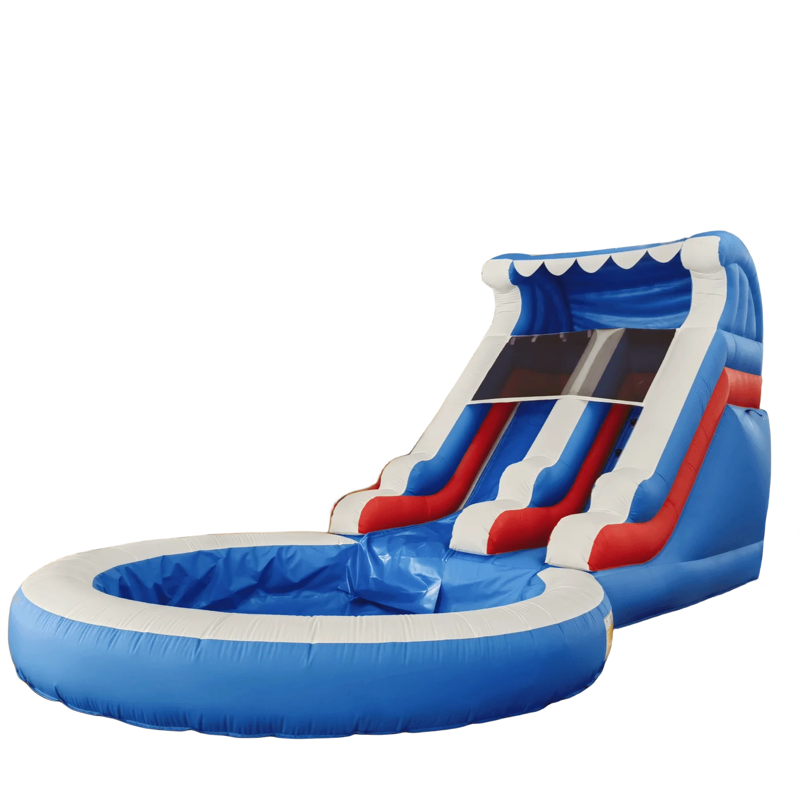 Inflatable Double Water Slide with Ball Pit