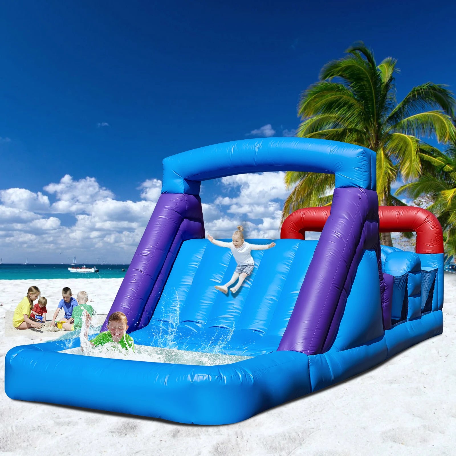 6.7m Commercial Inflatable Obstacle Course Castle
