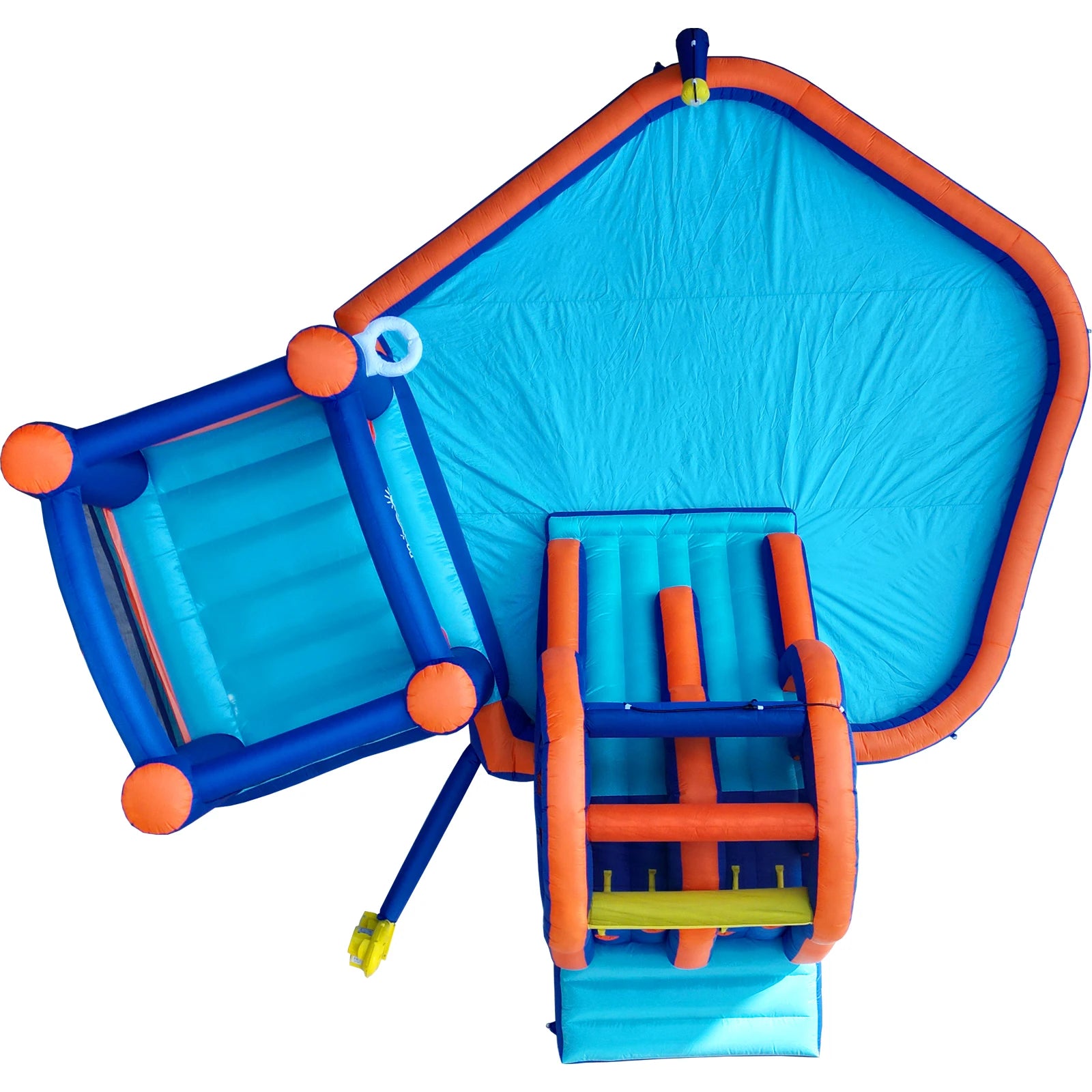 Inflatable Water Park Bounce House with Dual Slides