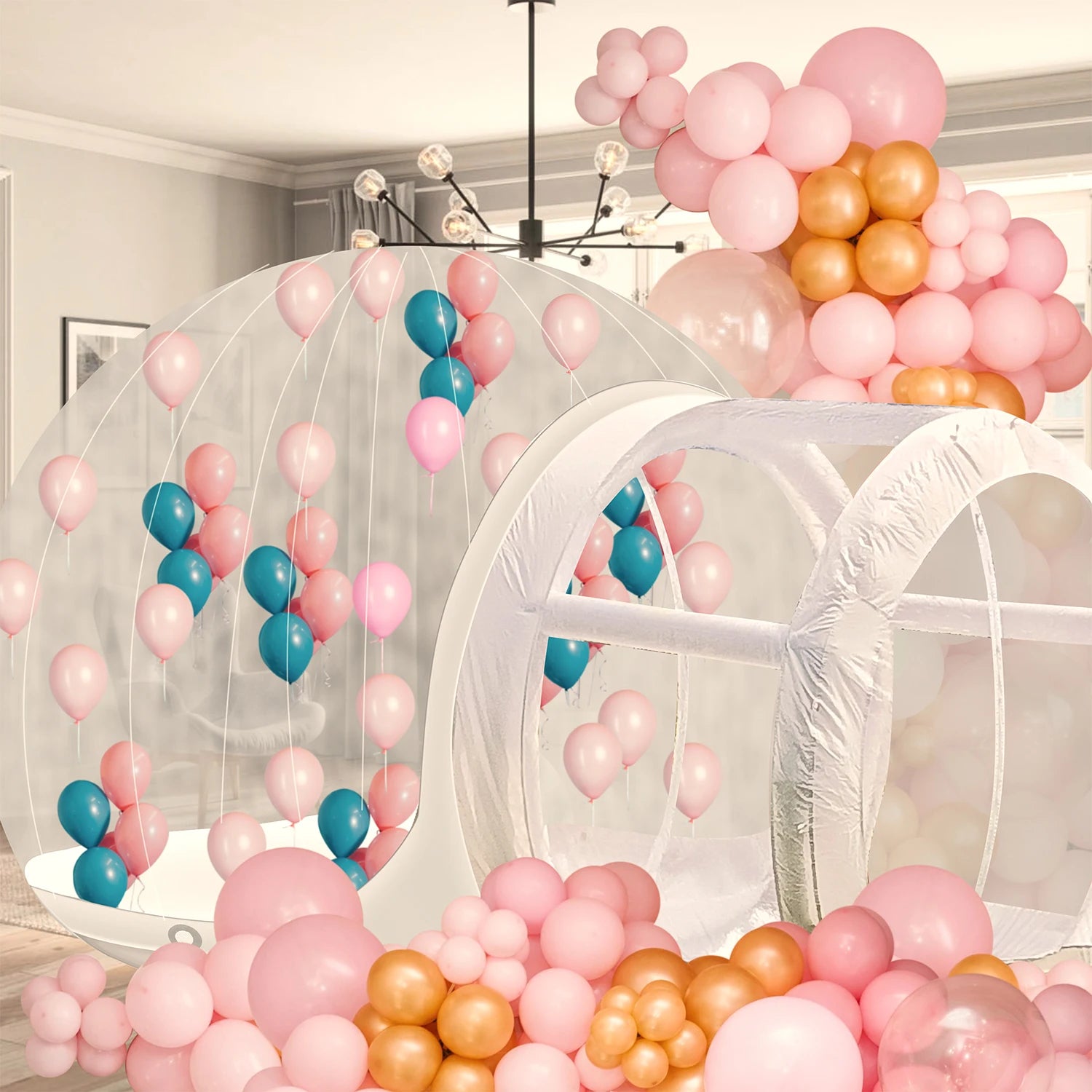 10FT Inflatable Bubble House with 100 Balloons