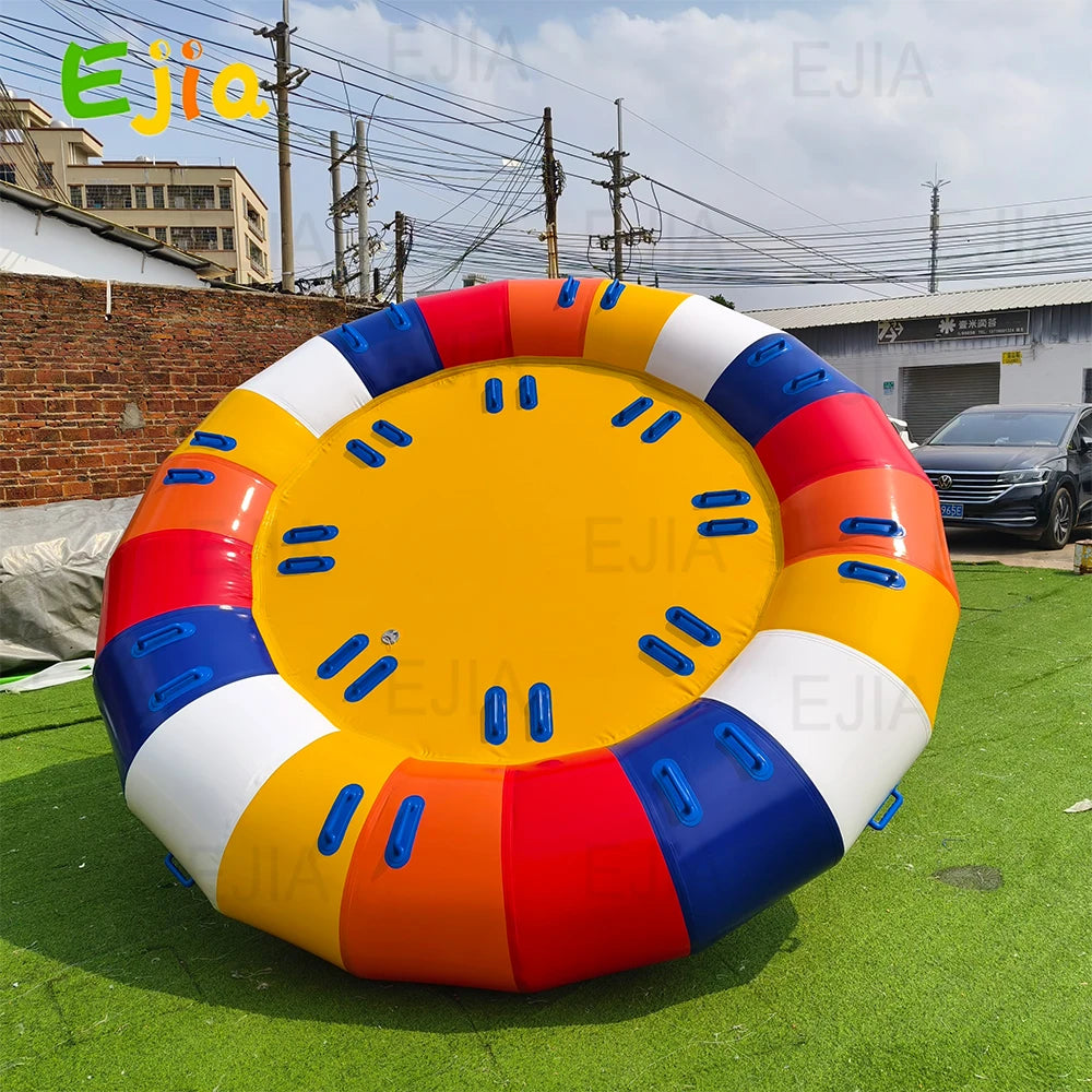 Inflatable Disco Boat – 6-Person Spinning UFO Tube