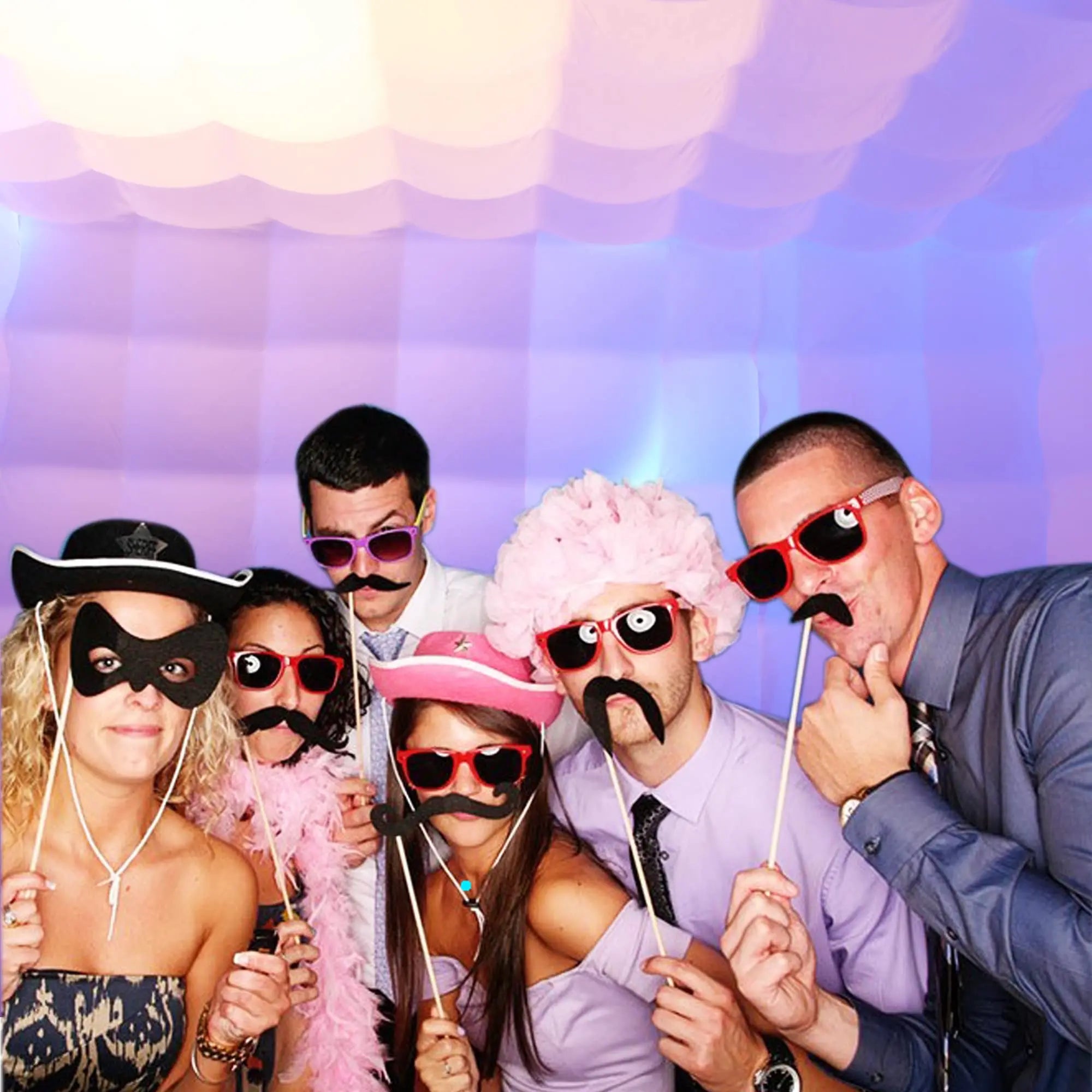 Inflatable Photo Booth – White Two-Door Pop-Up Studio, 8.2x8.2x8.2ft with Air Blower
