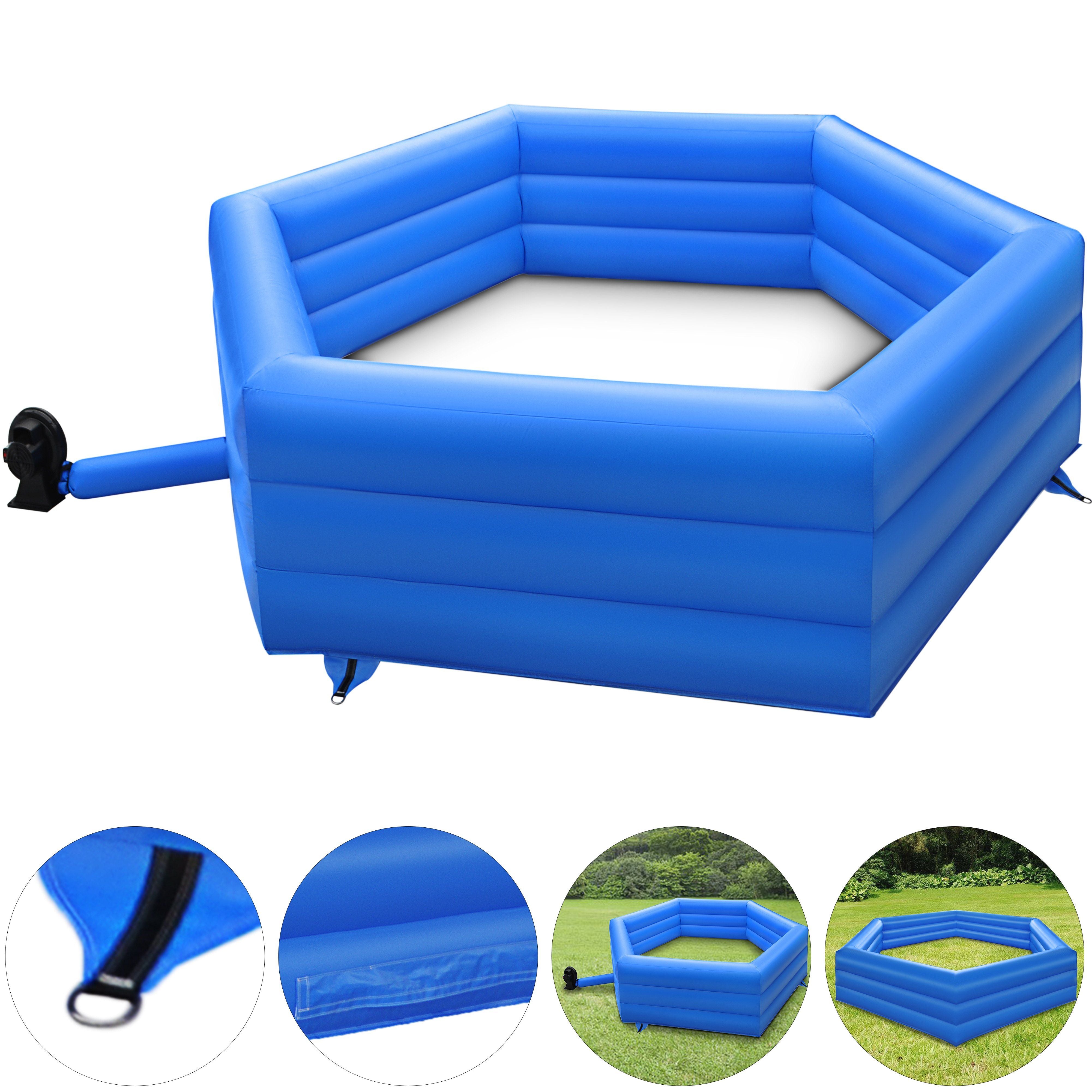 Ball Pit, Inflatable with Electric Air Pump, Gagaball Court Inflates in Under 3 Minutes, for Outdoor and Indoor School Family Activity