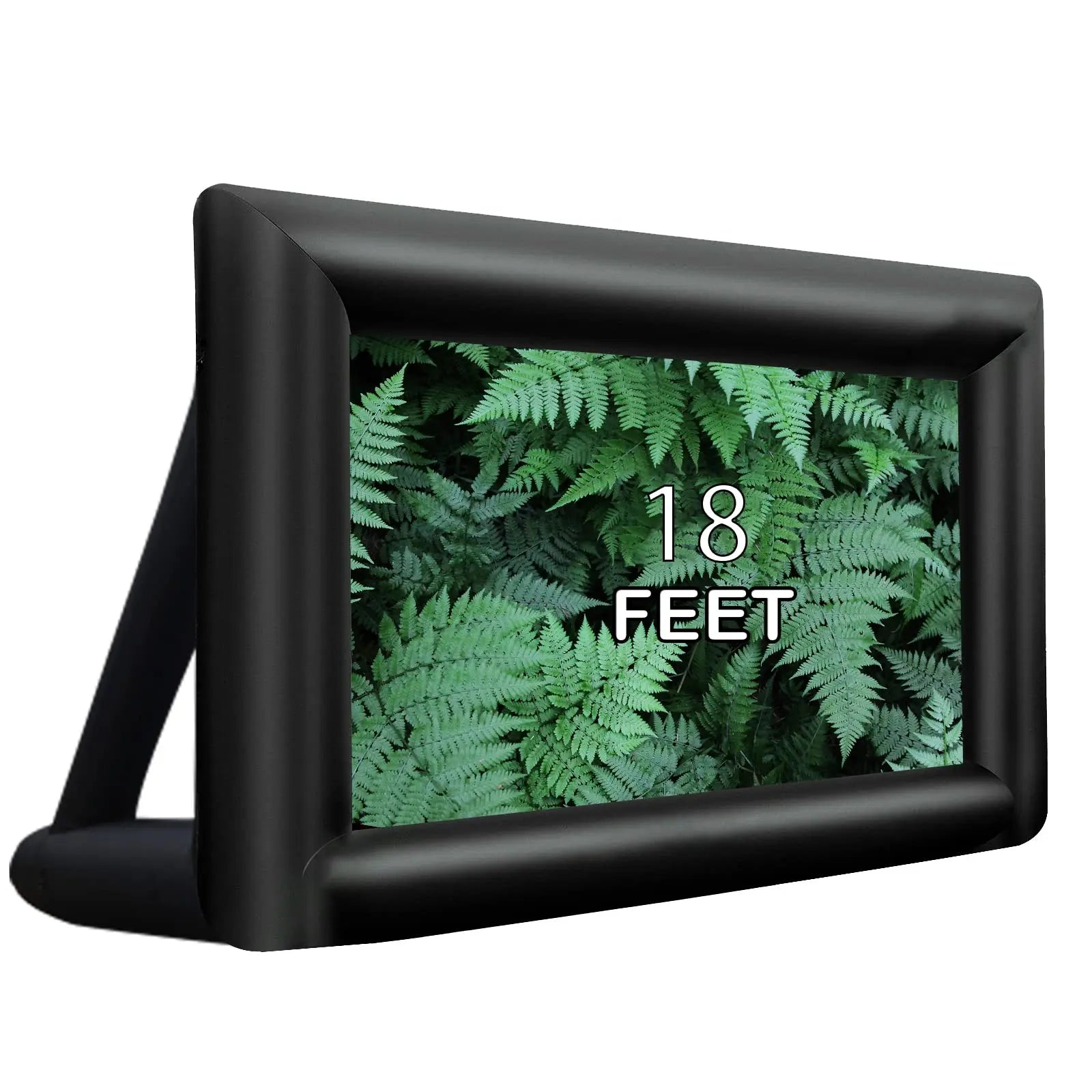 Inflatable Movie Screen 18FT – Outdoor Projector Screen Blow Up with Air Blower & Carry Bag