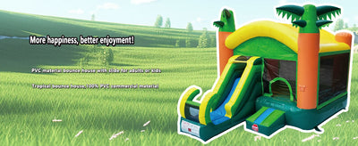 Inflatable Bounce House with Slide – Large 17'x13'x12', 100% PVC Commercial Grade for Big Kids & Adults