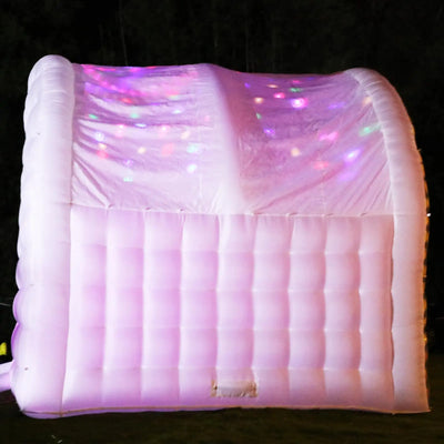 Inflatable Event Tent – Large White Inkjet Square Gazebo, 15x15x14FT with Blower