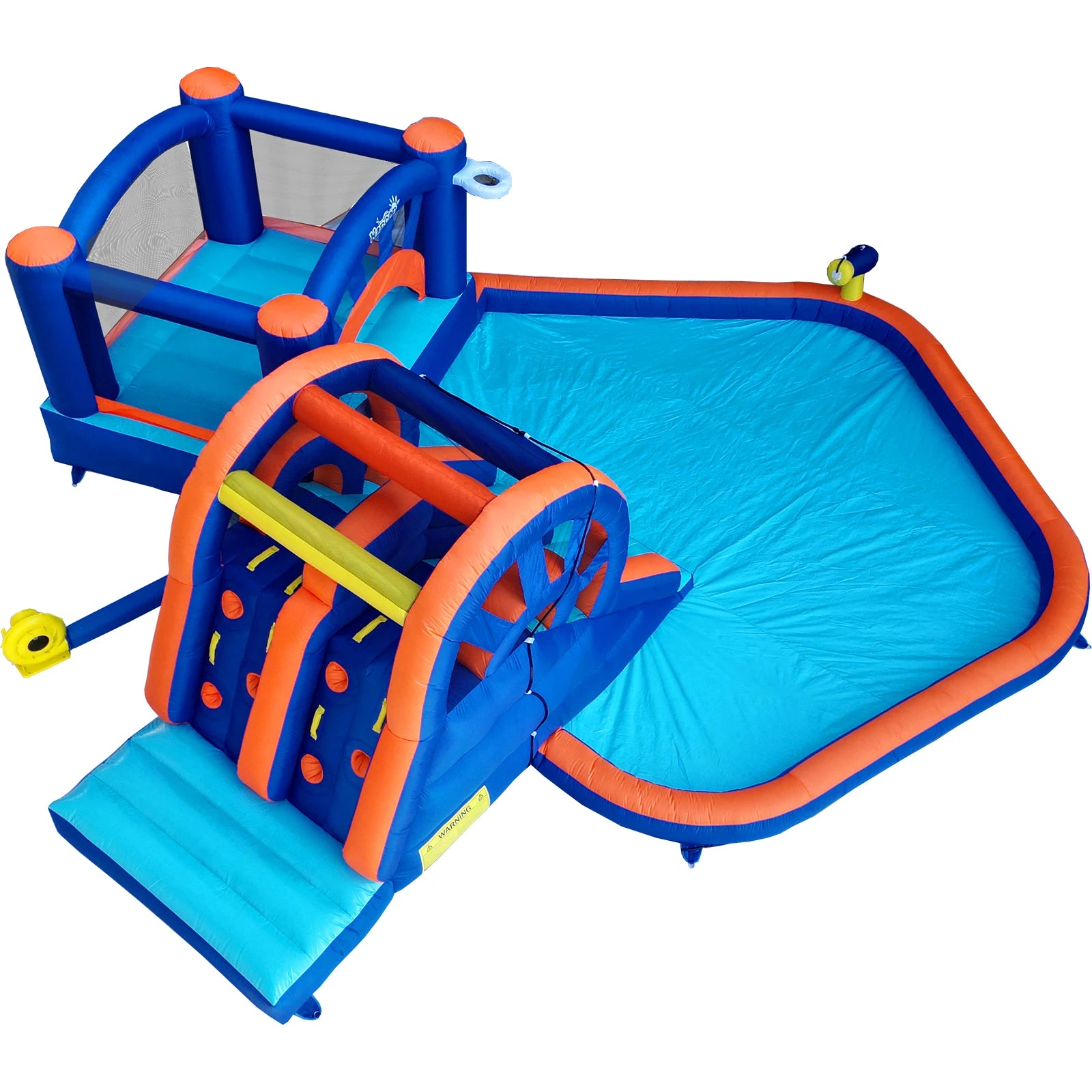 Inflatable Water Park Bounce House with Dual Slides