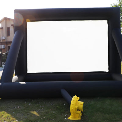 Inflatable Projector Screen 22FT – Outdoor Blow Up Movie Screen with Air Blower Oxford Fabric