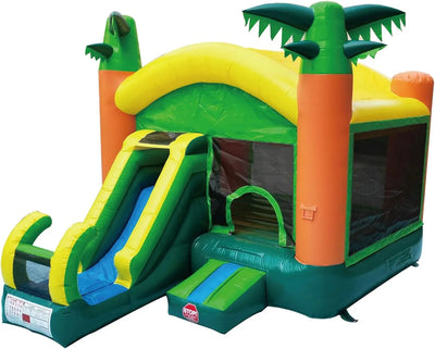 Inflatable Bounce House with Slide – Large 17'x13'x12', 100% PVC Commercial Grade for Big Kids & Adults