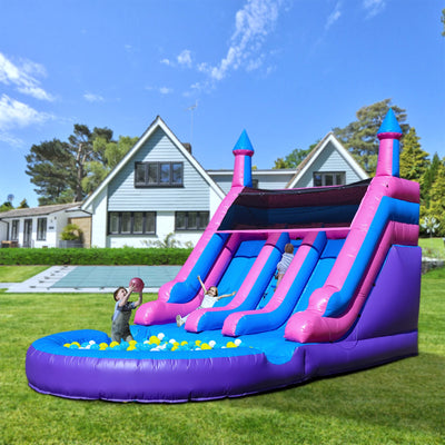 6.4m Commercial Inflatable Double Water Slide