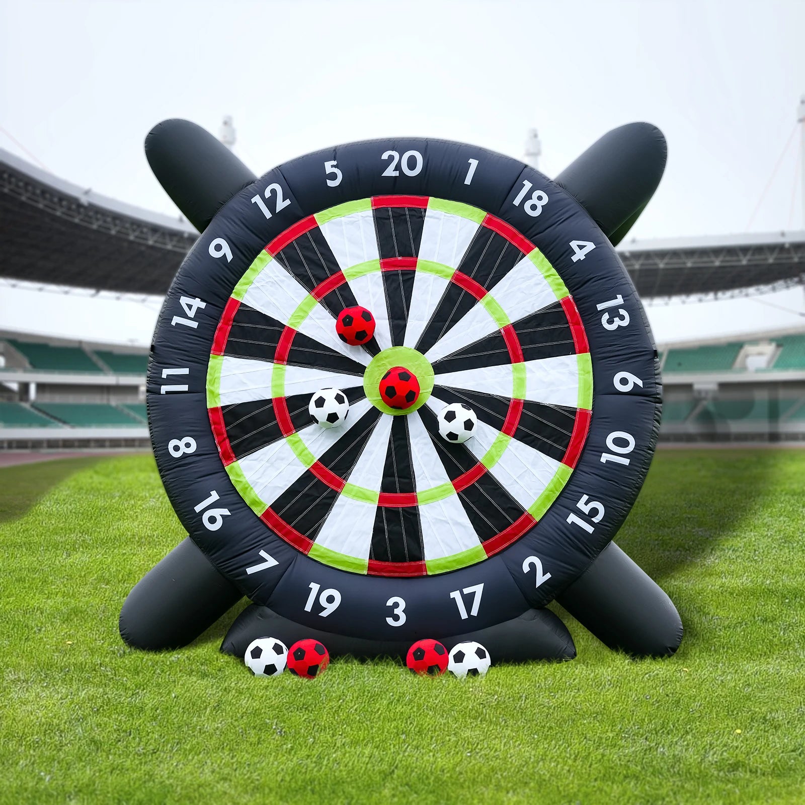 10FT Inflatable Soccer Golf Darts Board