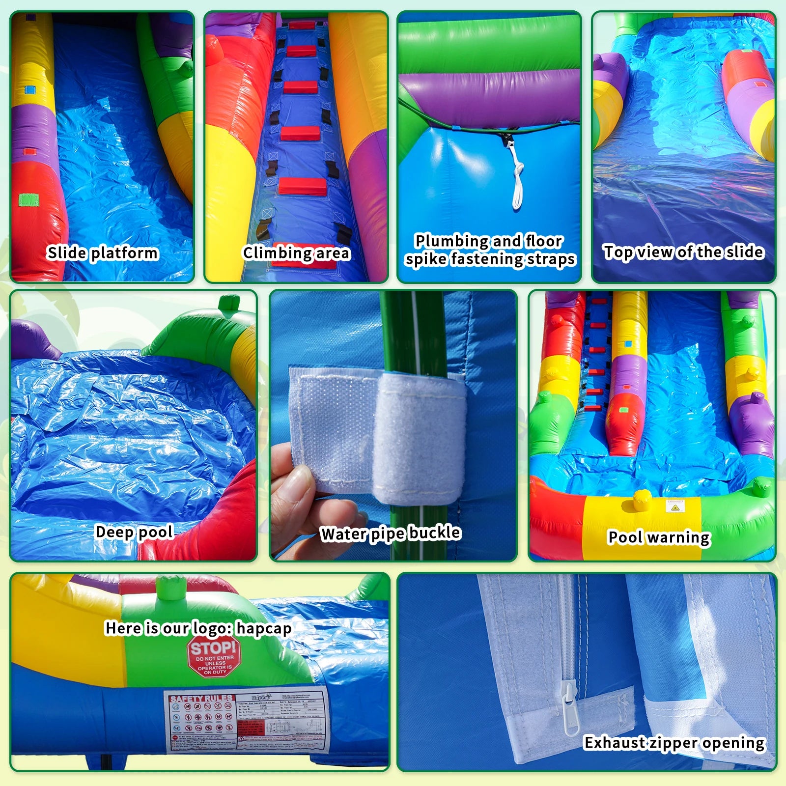 Semi-Commercial Inflatable Water Slide Bounce House