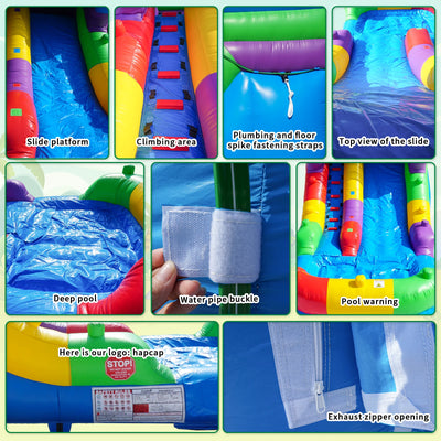 Semi-Commercial Inflatable Water Slide Bounce House