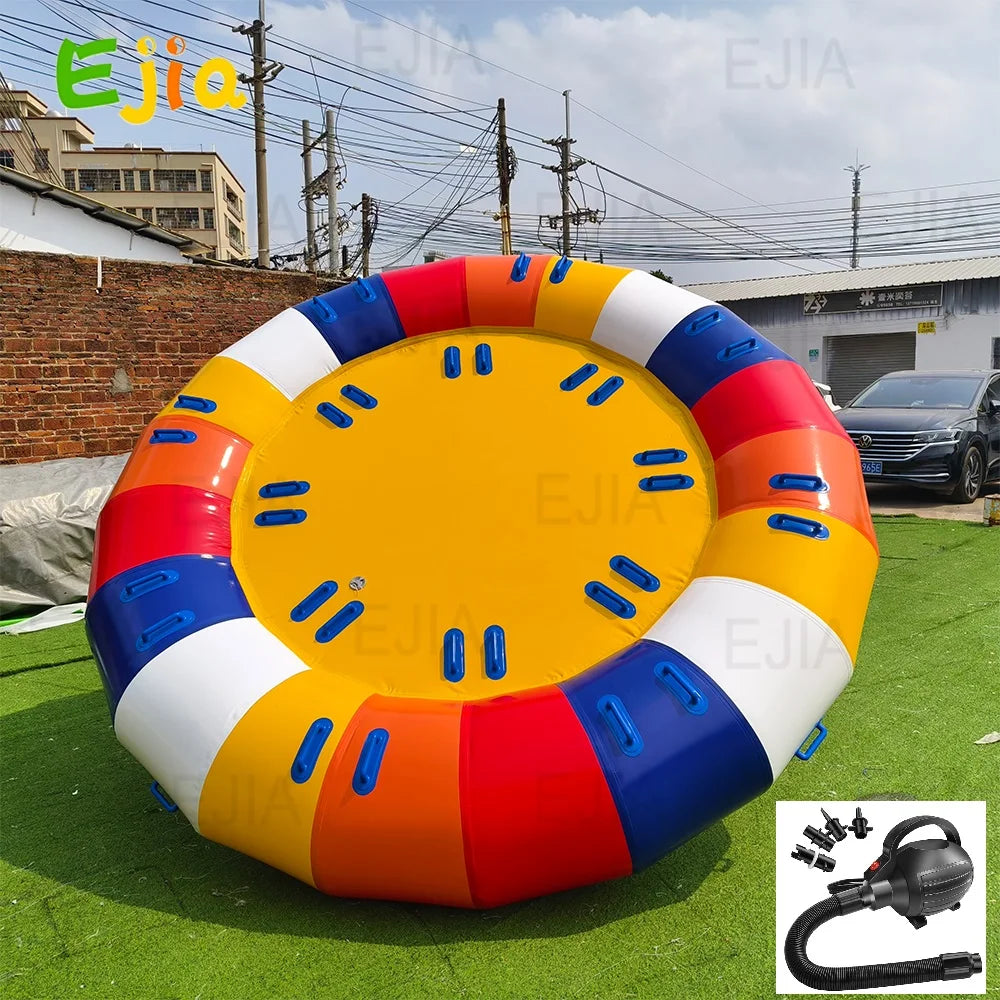 Inflatable Disco Boat – 6-Person Spinning UFO Tube