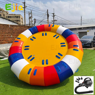 Inflatable Disco Boat – 6-Person Spinning UFO Tube