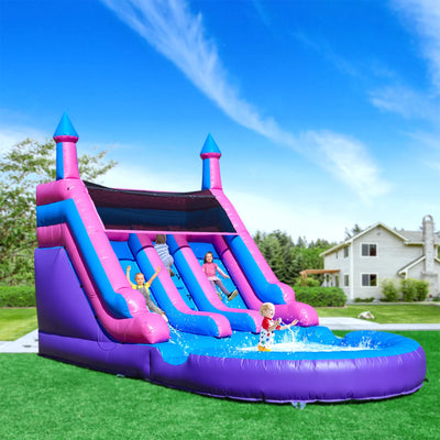 6.4m Commercial Inflatable Double Water Slide