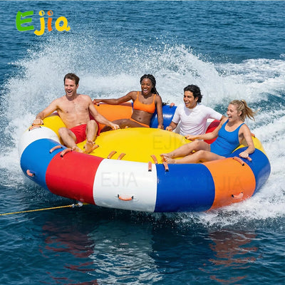 Inflatable Disco Boat – 6-Person Spinning UFO Tube