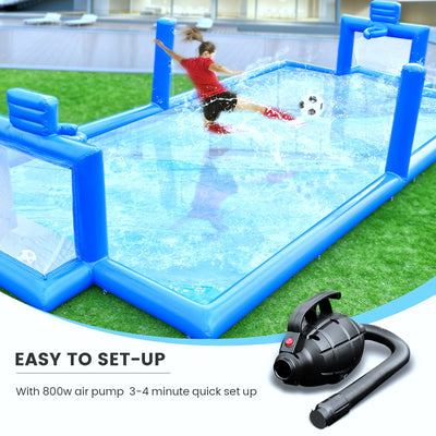 33FT Inflatable Sports Court – Volleyball, Soccer & Basketball