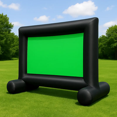 Inflatable Movie Screen – Outdoor Projector Screen with Air Blower, Front/Rear Projection, Easy Setup