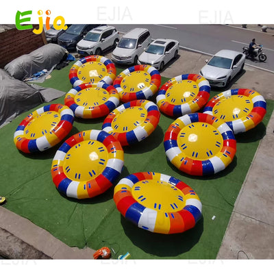 Inflatable Disco Boat – 6-Person Spinning UFO Tube