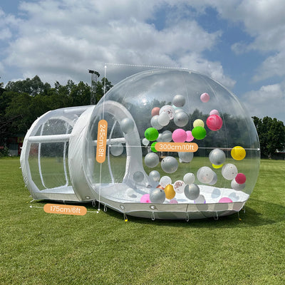 10FT Inflatable Bubble House with 100 Balloons